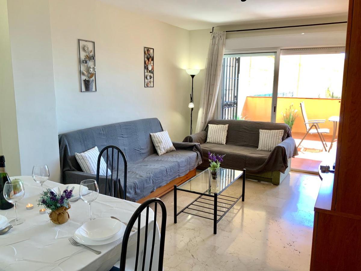 Apartamento De 2 Dormitorios, Gran Terraza, Vistas Al Mar Cerca Playa Carvajal เบนัลมาเดนา ภายนอก รูปภาพ